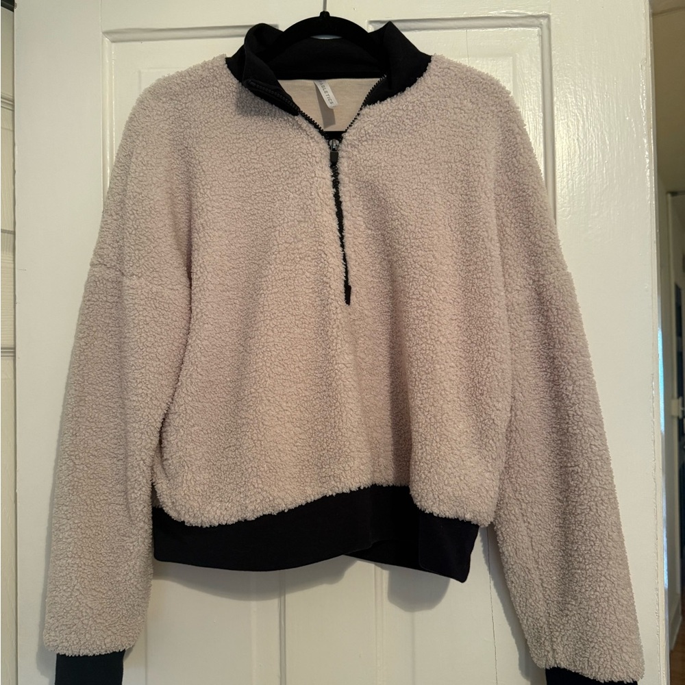 Cozy Cream Quarter-Zip Sweater